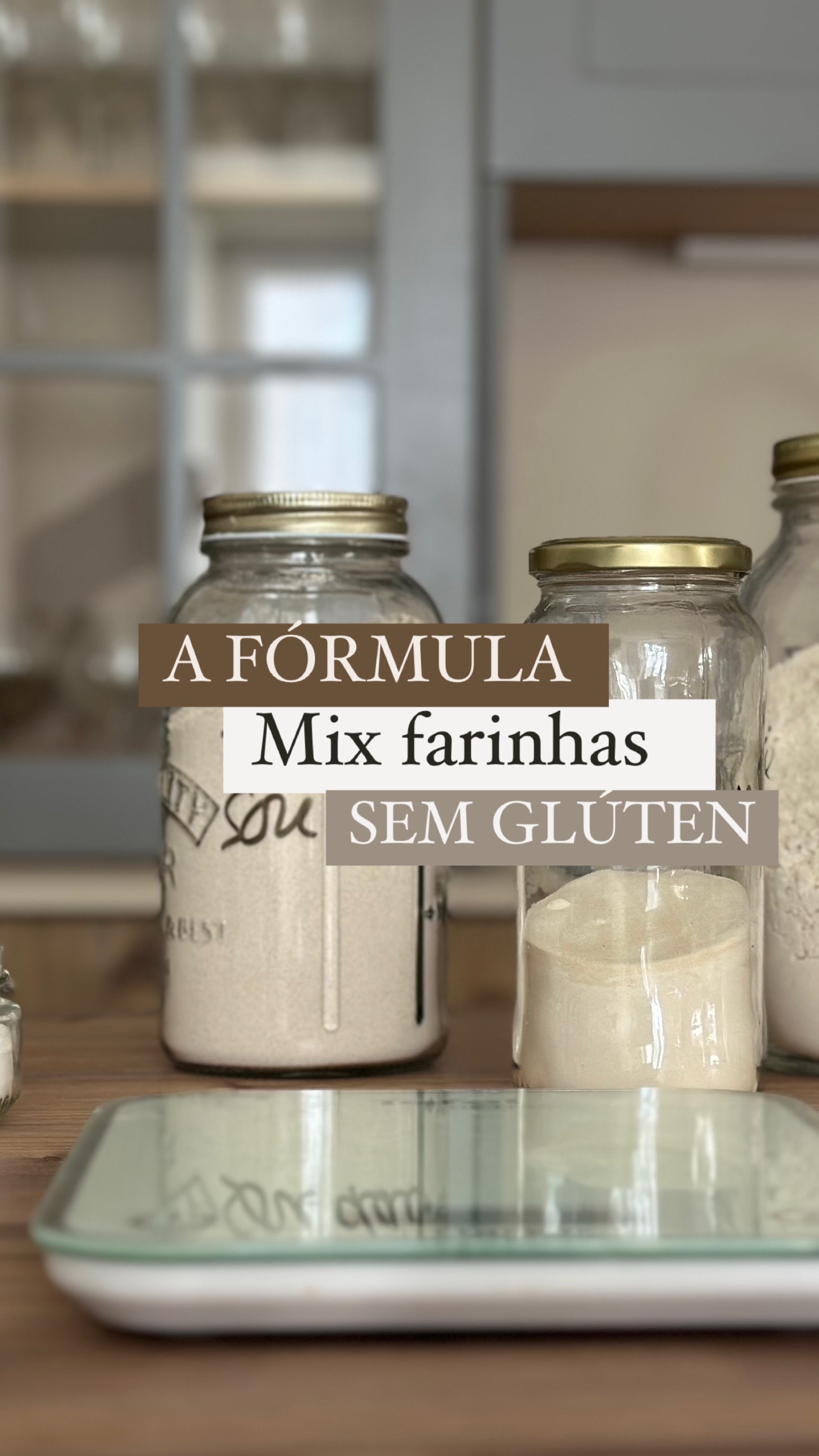 Fórmula MIX farinhas sem glúten.